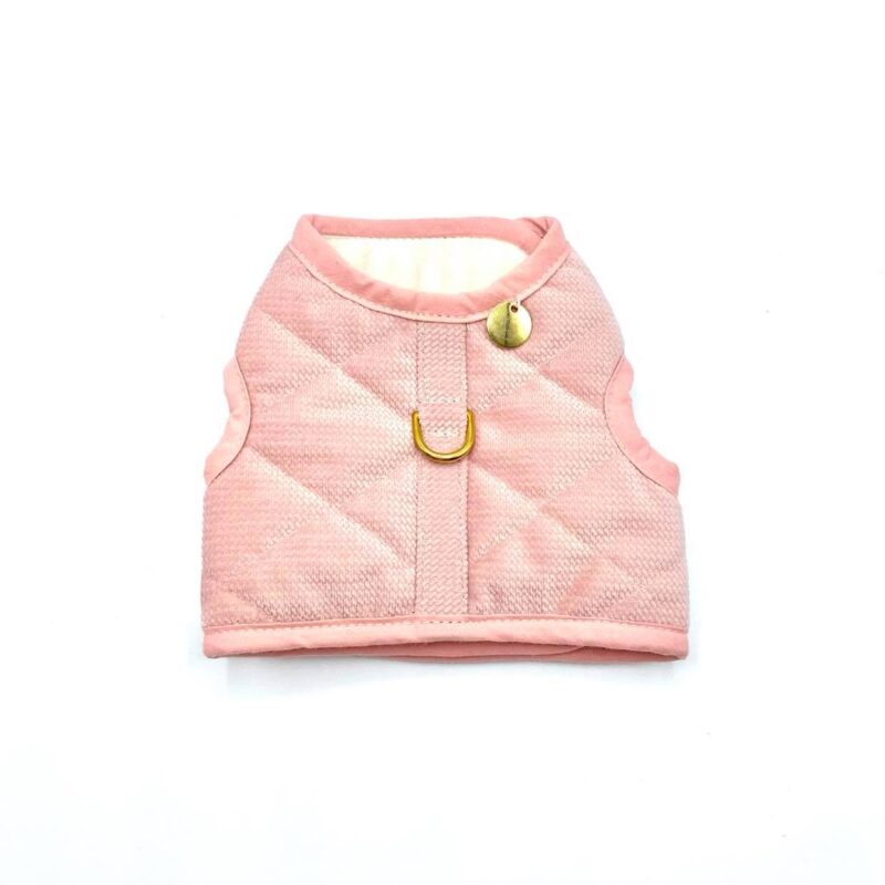 Szelki-kamizelka Powder Pink Velvet