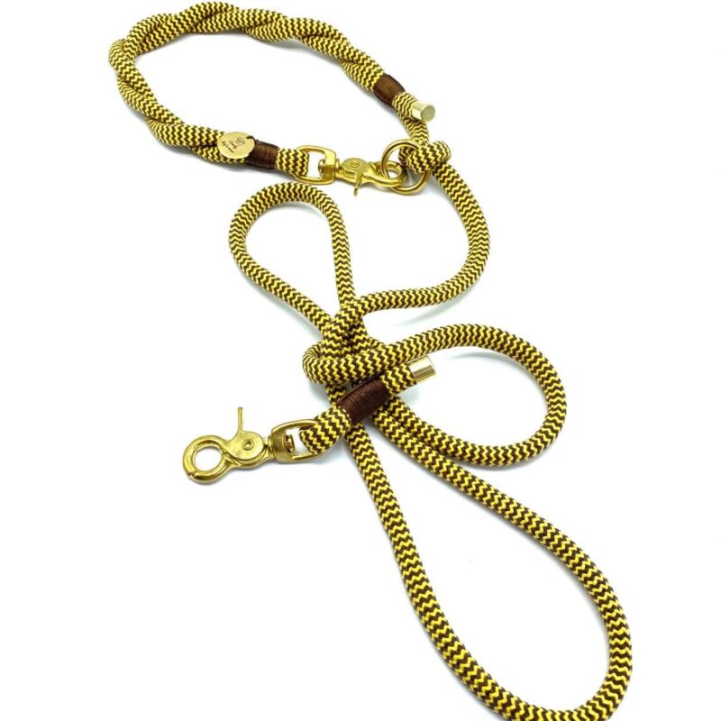 Smycz Zigzag Banana Chocolate