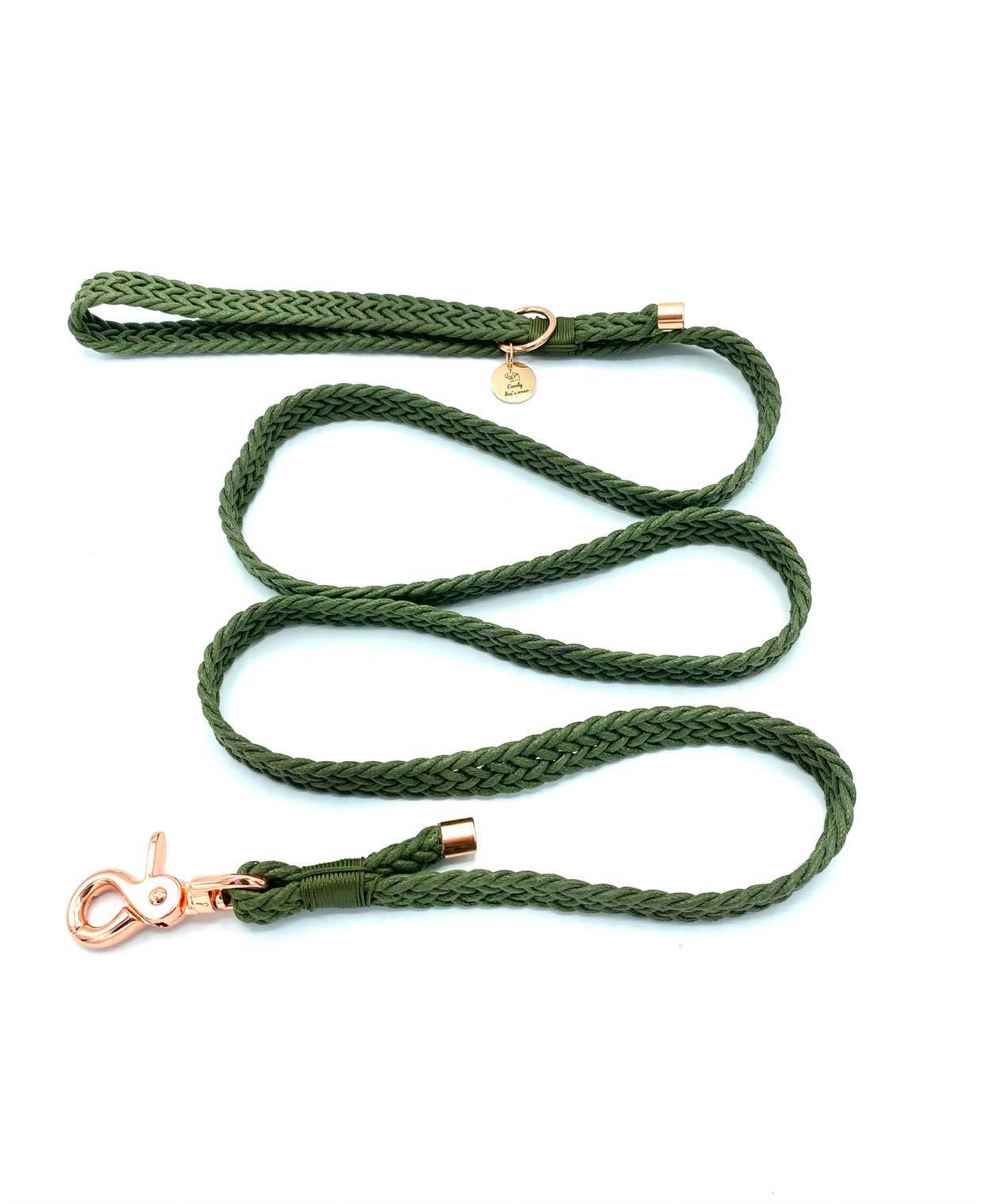 Smycz Green Braid - obrazek 4