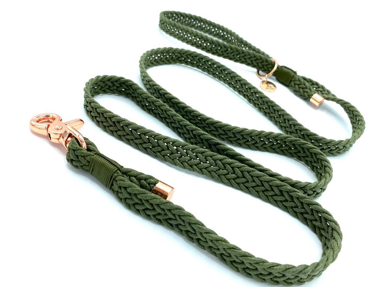 Smycz Green Braid