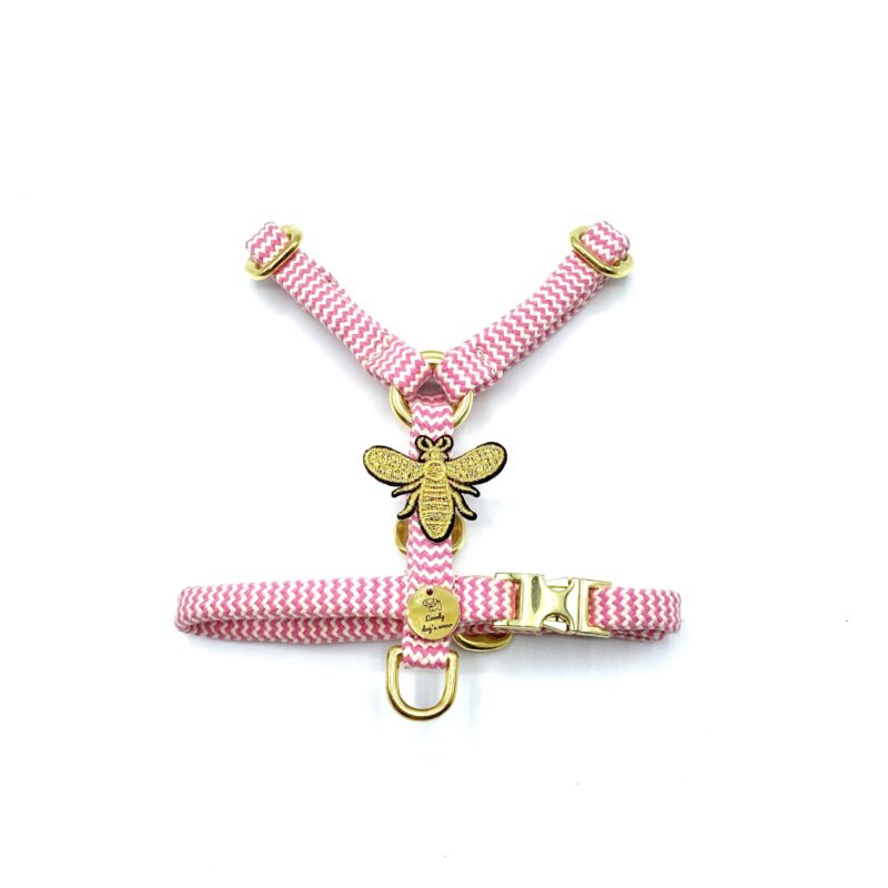 Szelki Zigzag  Rose Beige