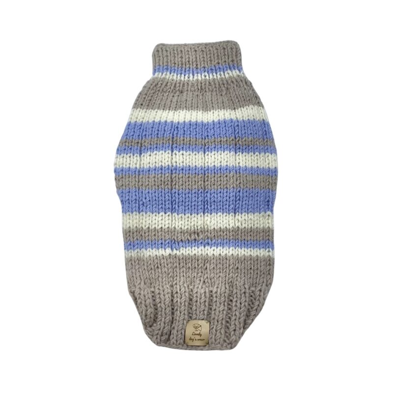 Sweterek Merino Beige Blue