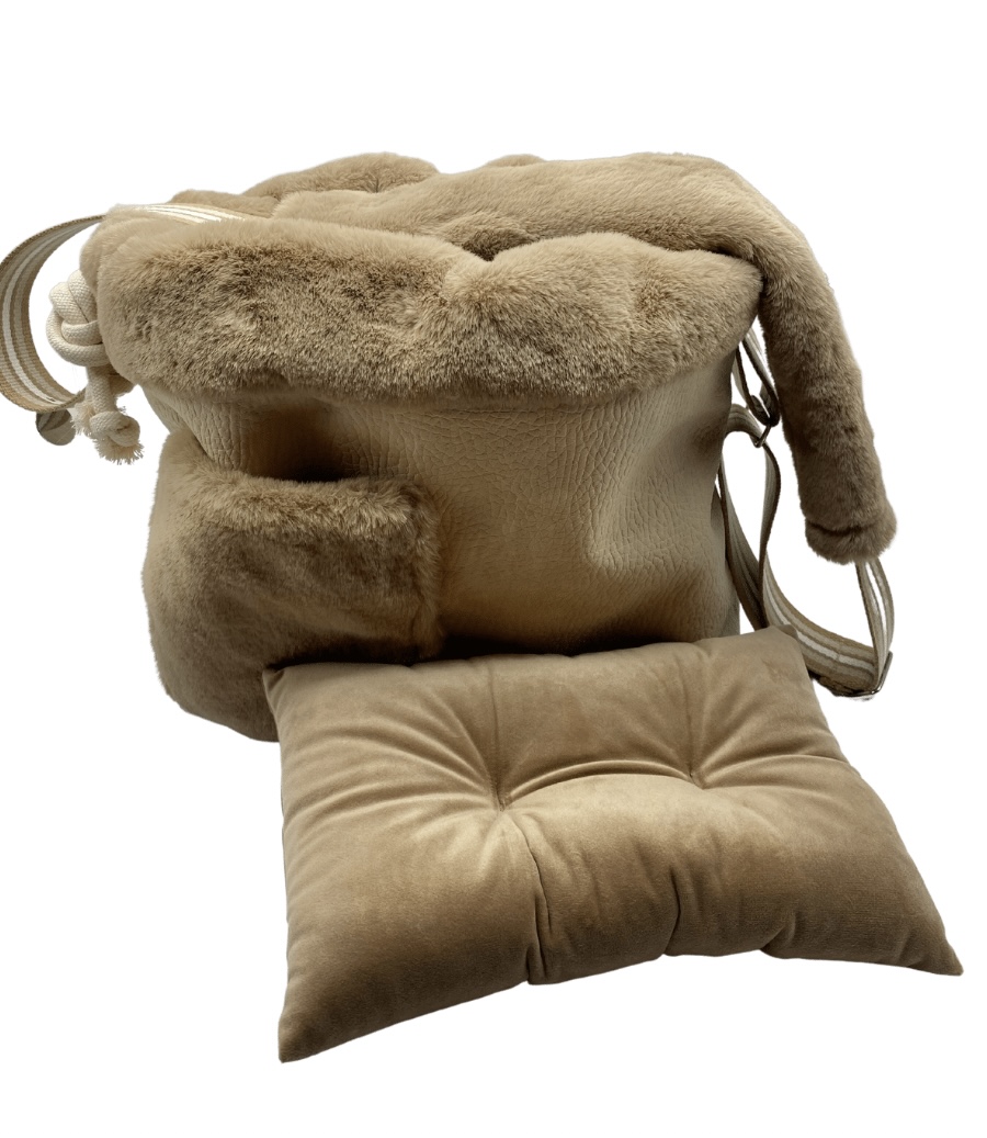 Torba Ecru Beige Fur - obrazek 3