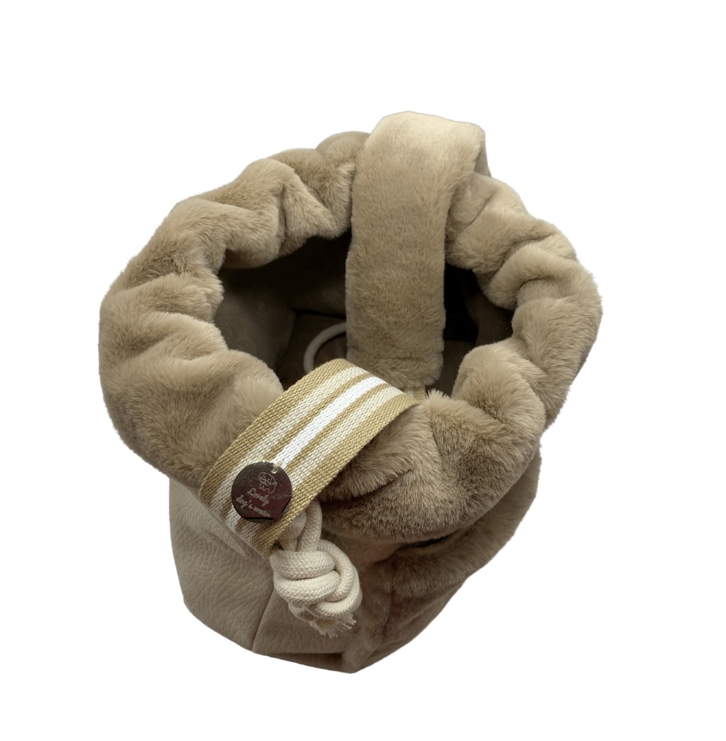 Torba Ecru Beige Fur - obrazek 7