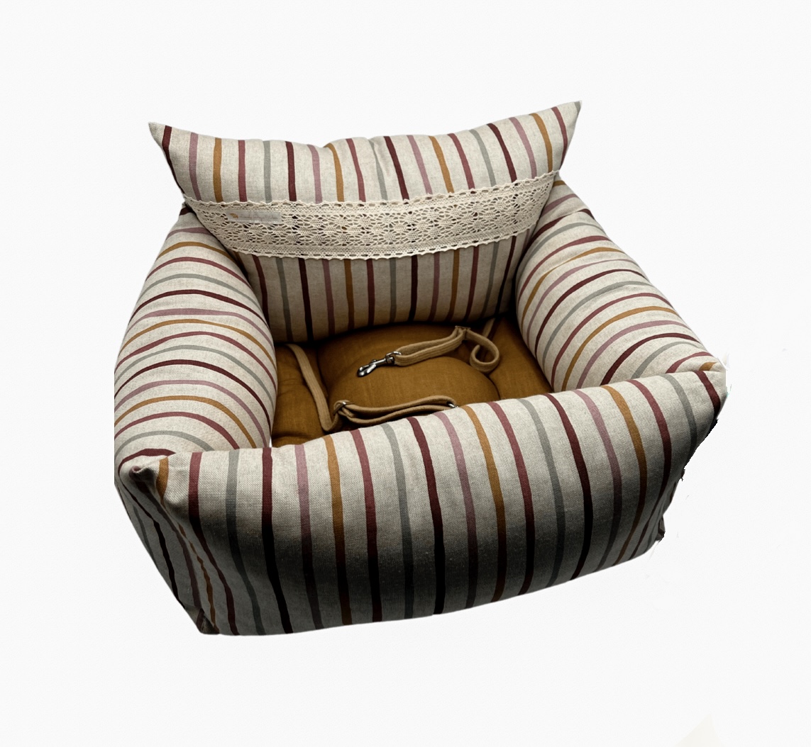 Siedzisko samochodowe Linen Striped