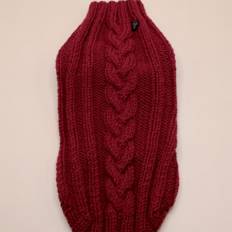 Sweterek Merino Maroon