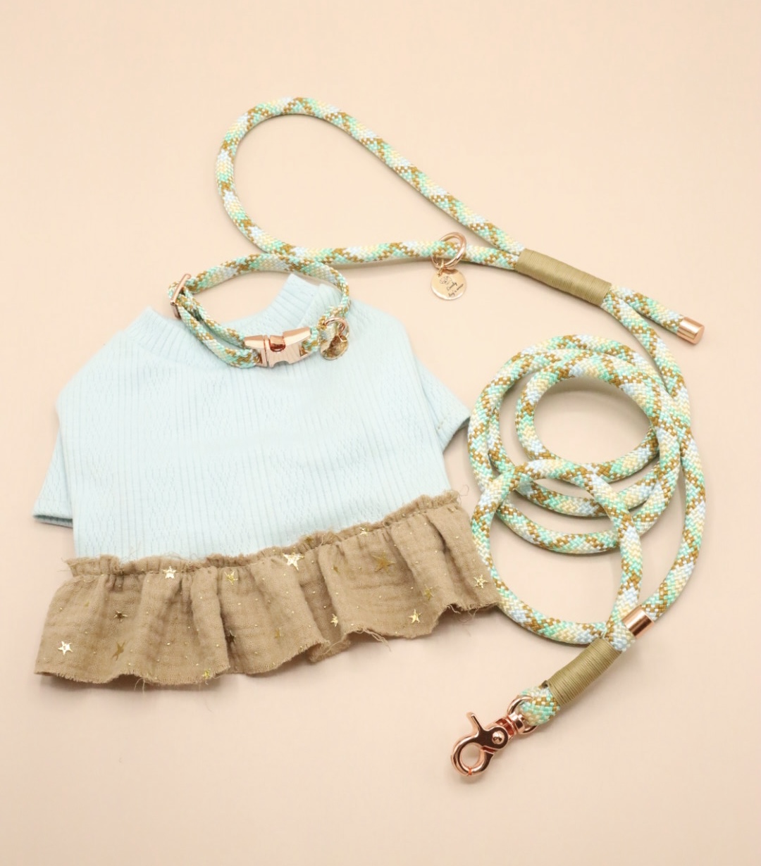 Bluzka Short Ligt Mint - obrazek 4