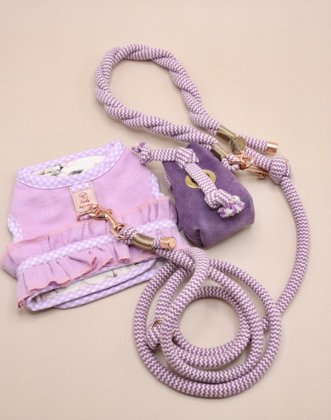 Smycz Zigzag Violet - obrazek 7