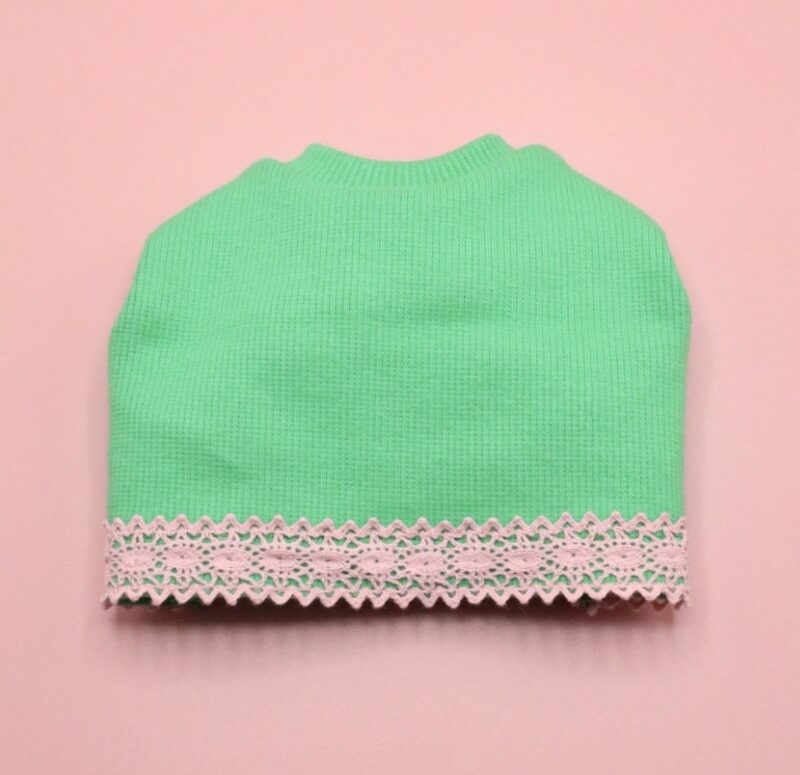 Bluzka Short  Green pink