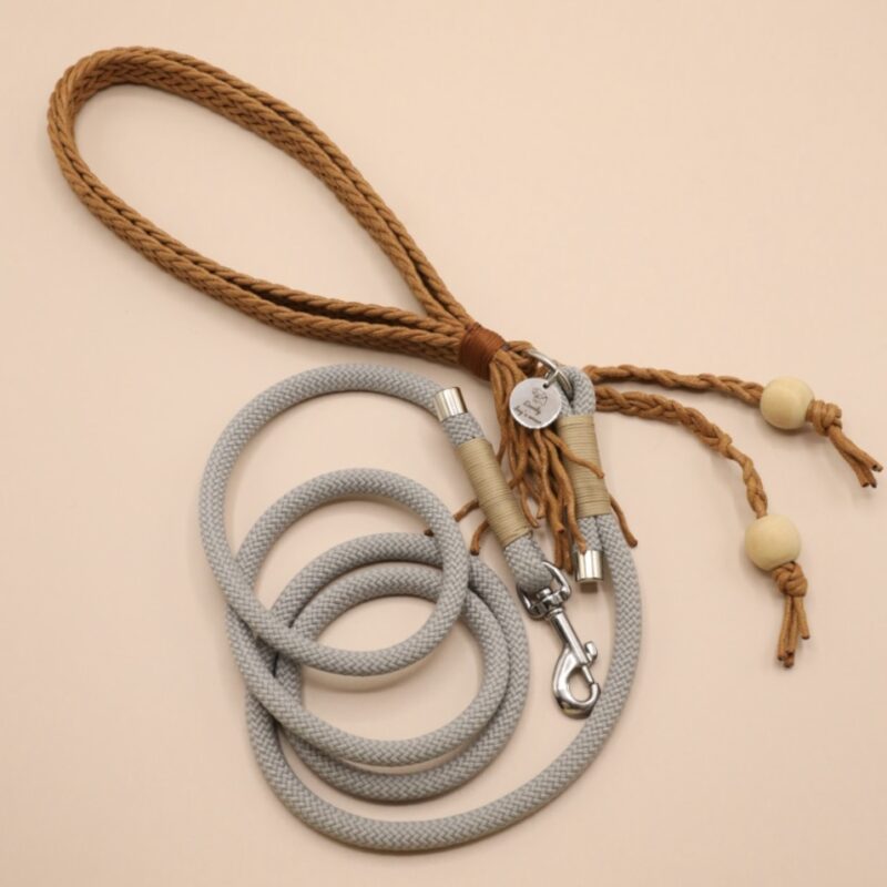 smycz miejska Boho Gray Cinnamon