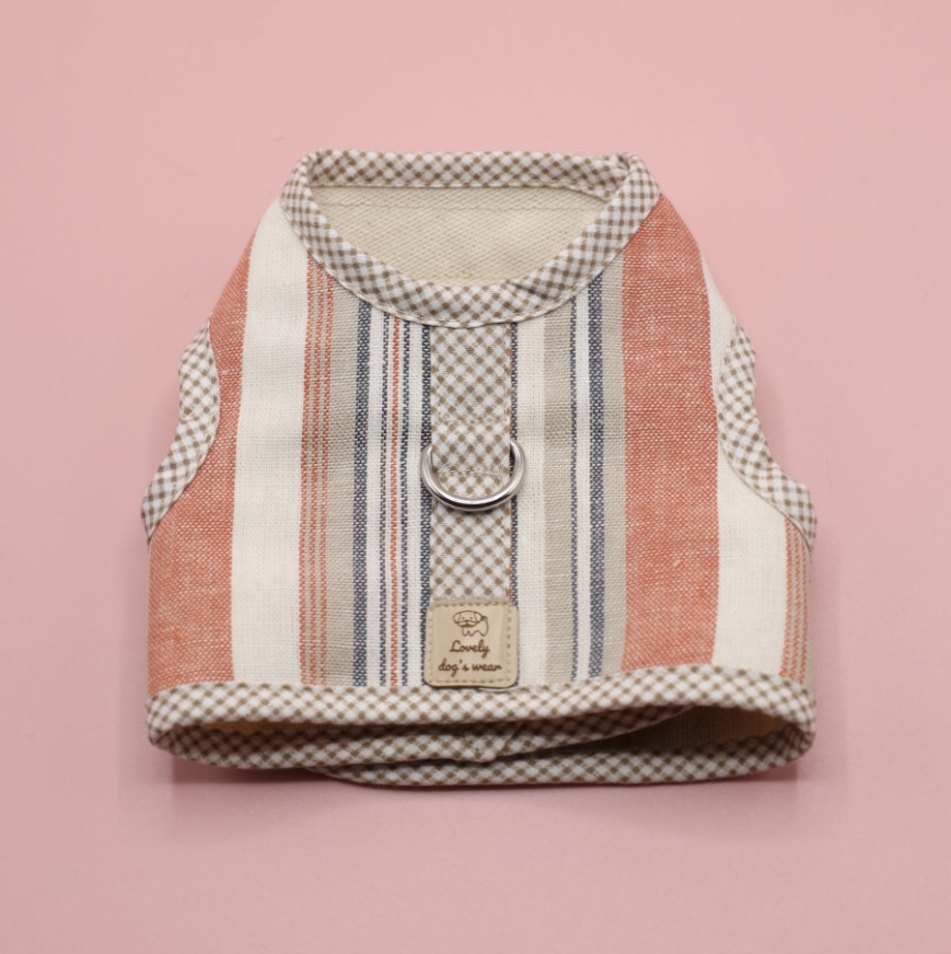 Szelki-kamizelka Linen Beige Striped
