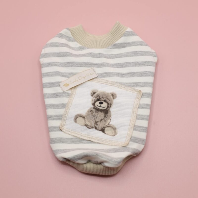 Bluzka Light Gray Striped