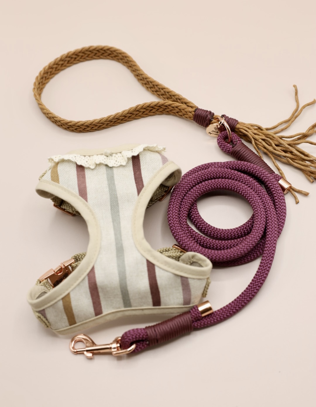 smycz miejska Boho Eggplant Cinnamon - obrazek 7