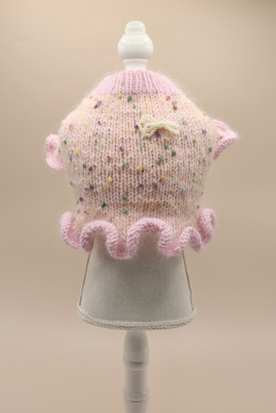 Sweterek Confetti Peach Pink - obrazek 3