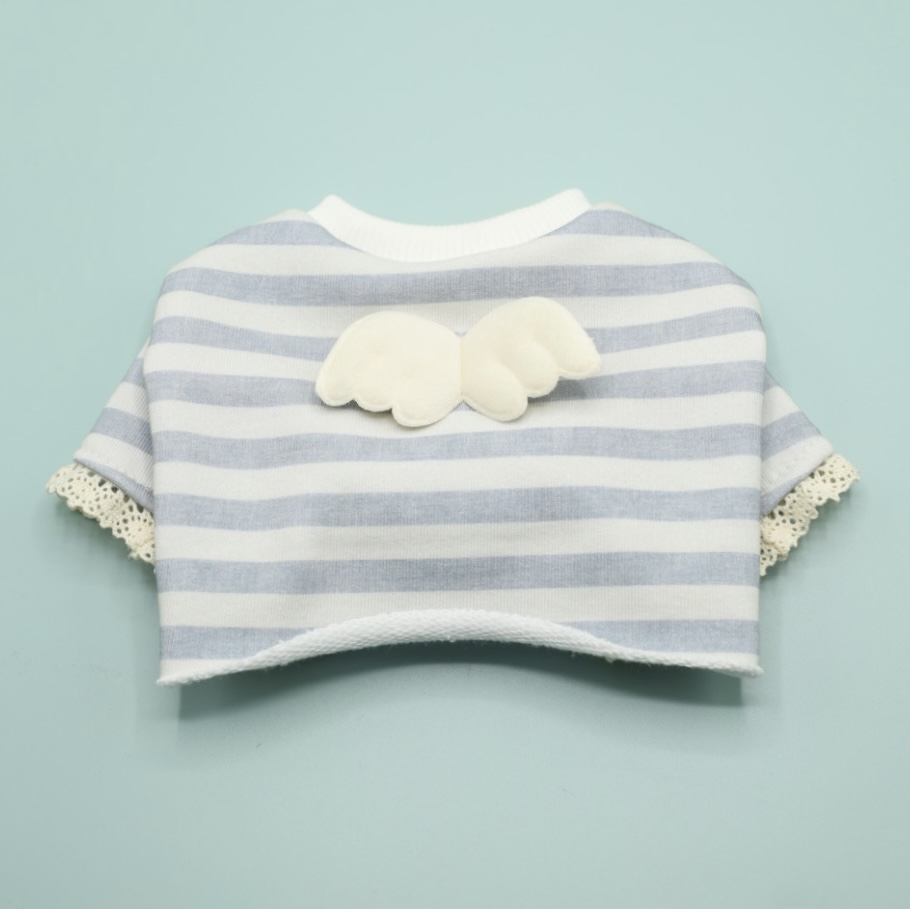 Bluzka Short Blue Striped Angel - obrazek 4