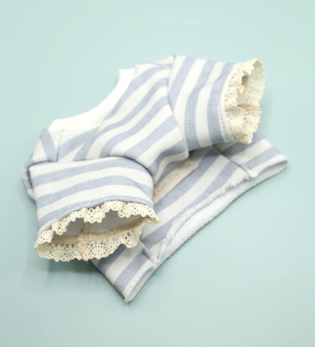 Bluzka Short Blue Striped Angel - obrazek 3