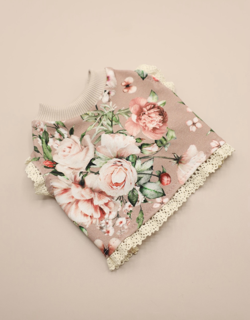 Bluzka Short Pink Flowers - obrazek 5
