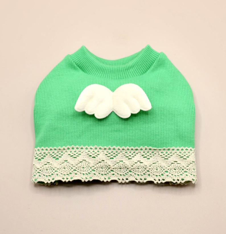 Bluzka Short Green Angel