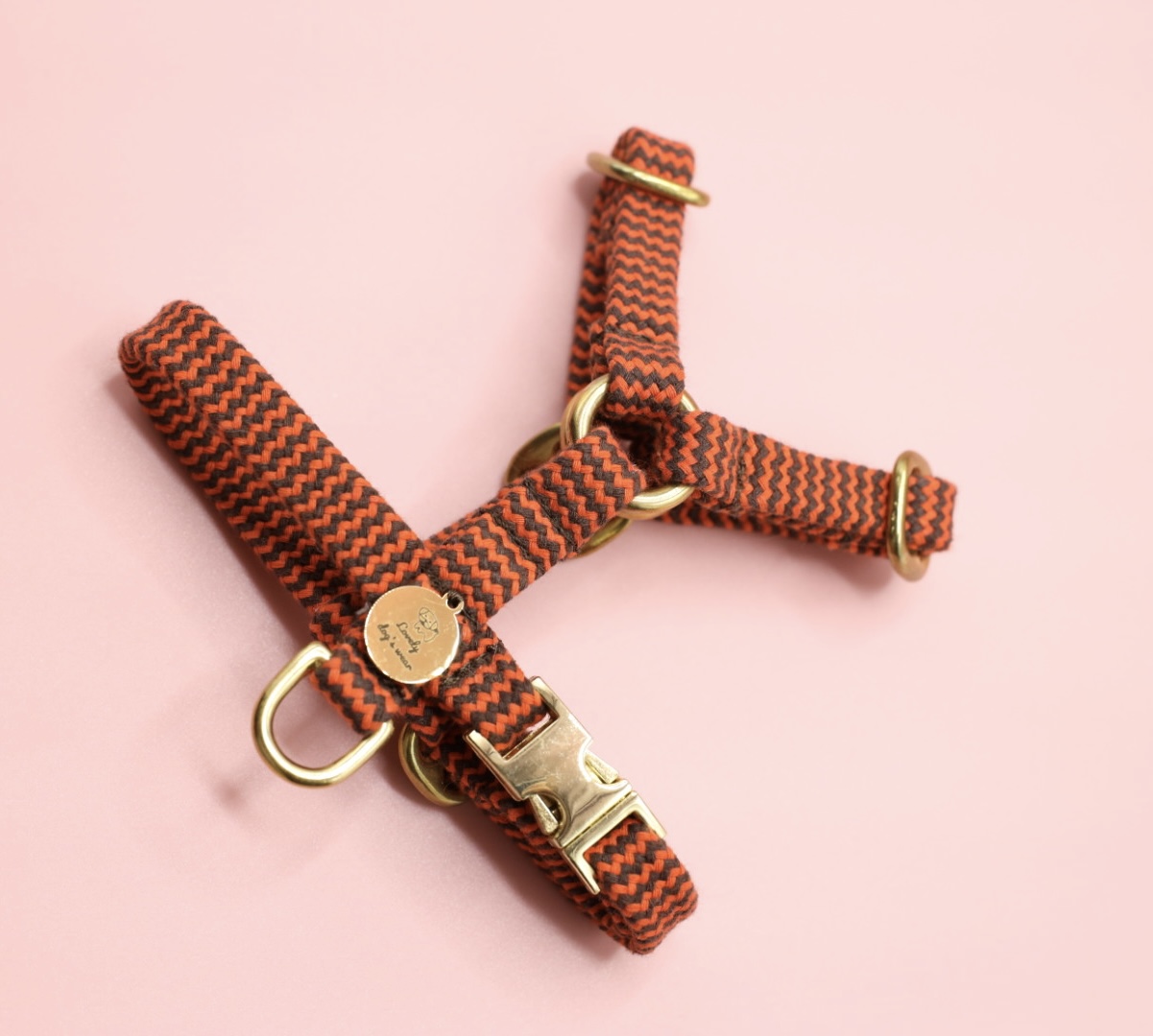 Szelki Zigzag Chocolate&Rust - obrazek 4
